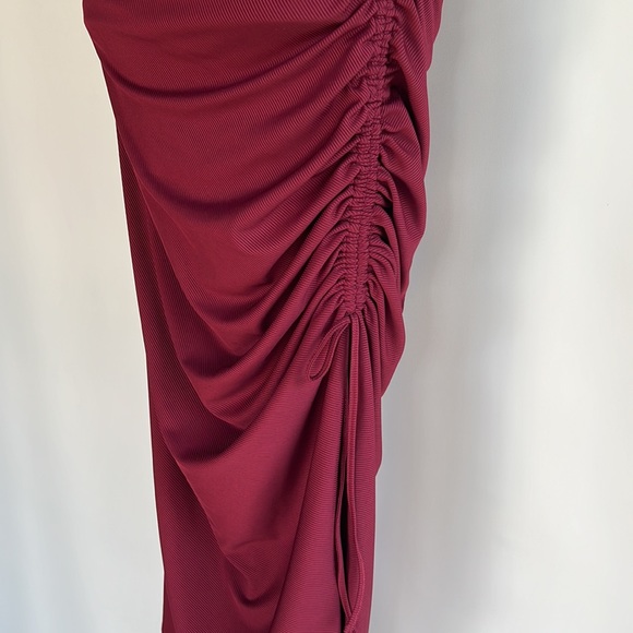 Nicholas One Shoulder Ruched Dress - NSF - Picture 3 of 7